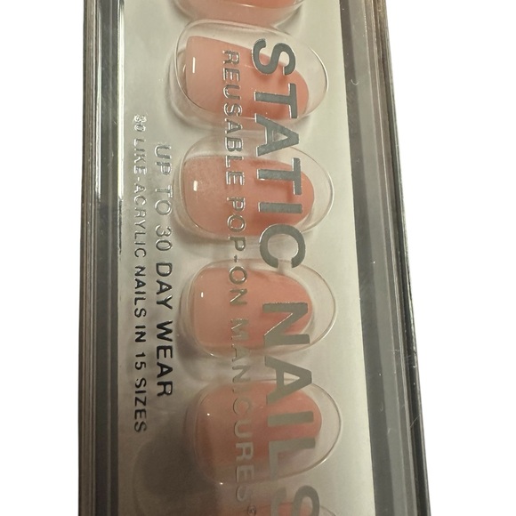 Static Nails Reusable Pop-On Manicures in Jet Setter NIB - Picture 6 of 7